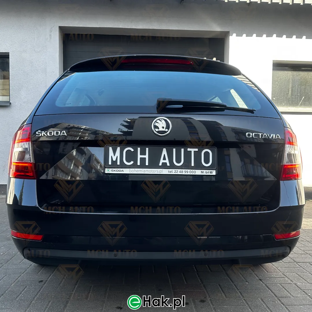montaz haka holowniczego skoda octavia