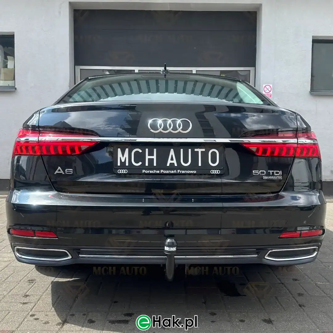 montaz haka holowniczego audi a6 c8 sedan