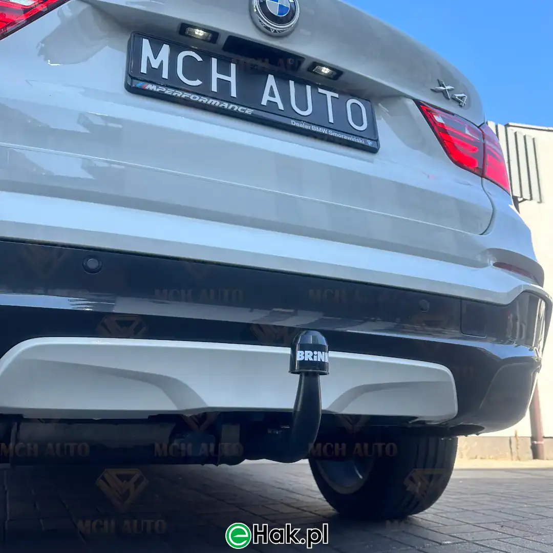 montaz haka holowniczego bmw x4 f26