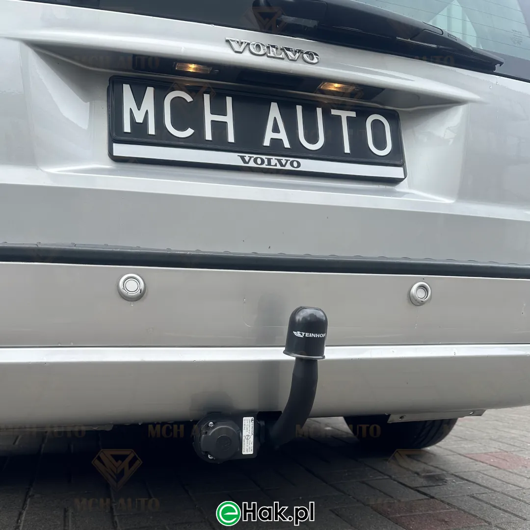 montaz haka holowniczego volvo v70