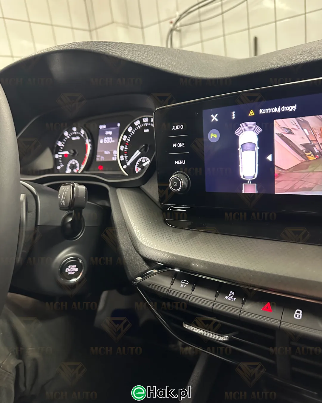 Kodowanie modułu haka holowniczego