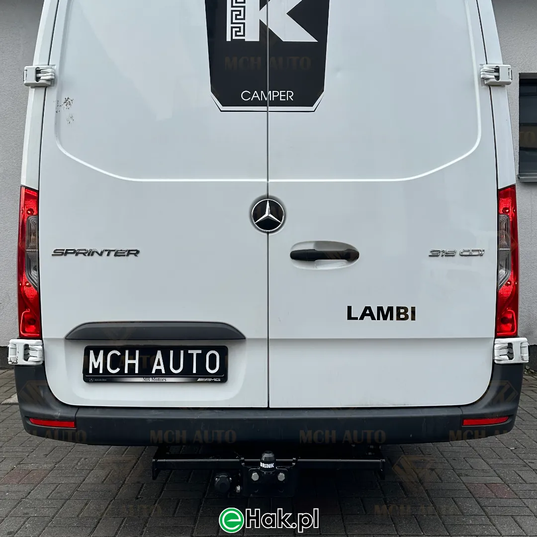 mercedes w907 sprinter hak holowniczy