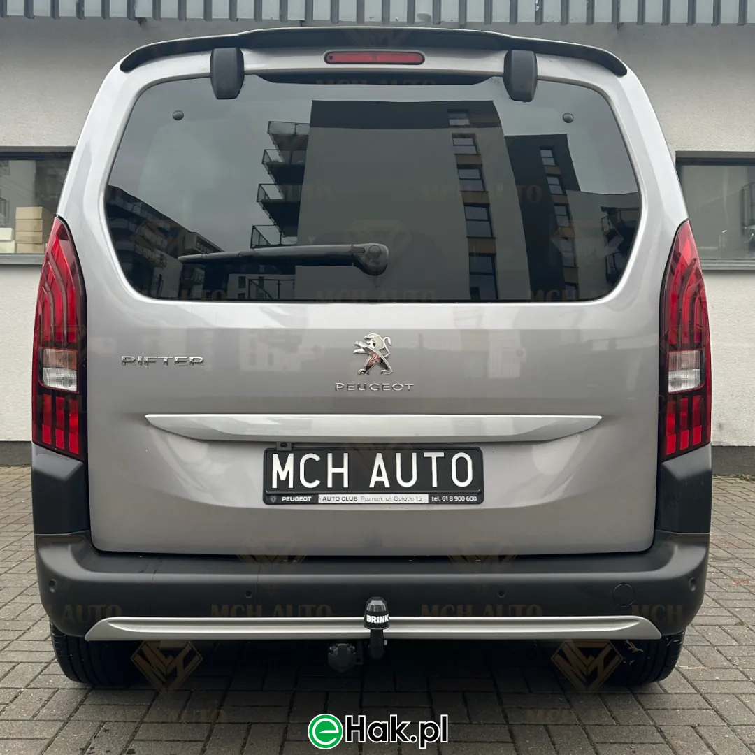 montaz haka holowniczego peugeot rifter l1