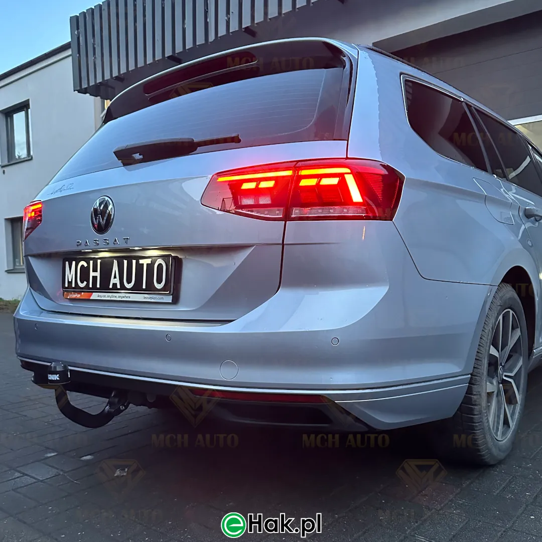 montaz haka holowniczego vw passat b8 brink