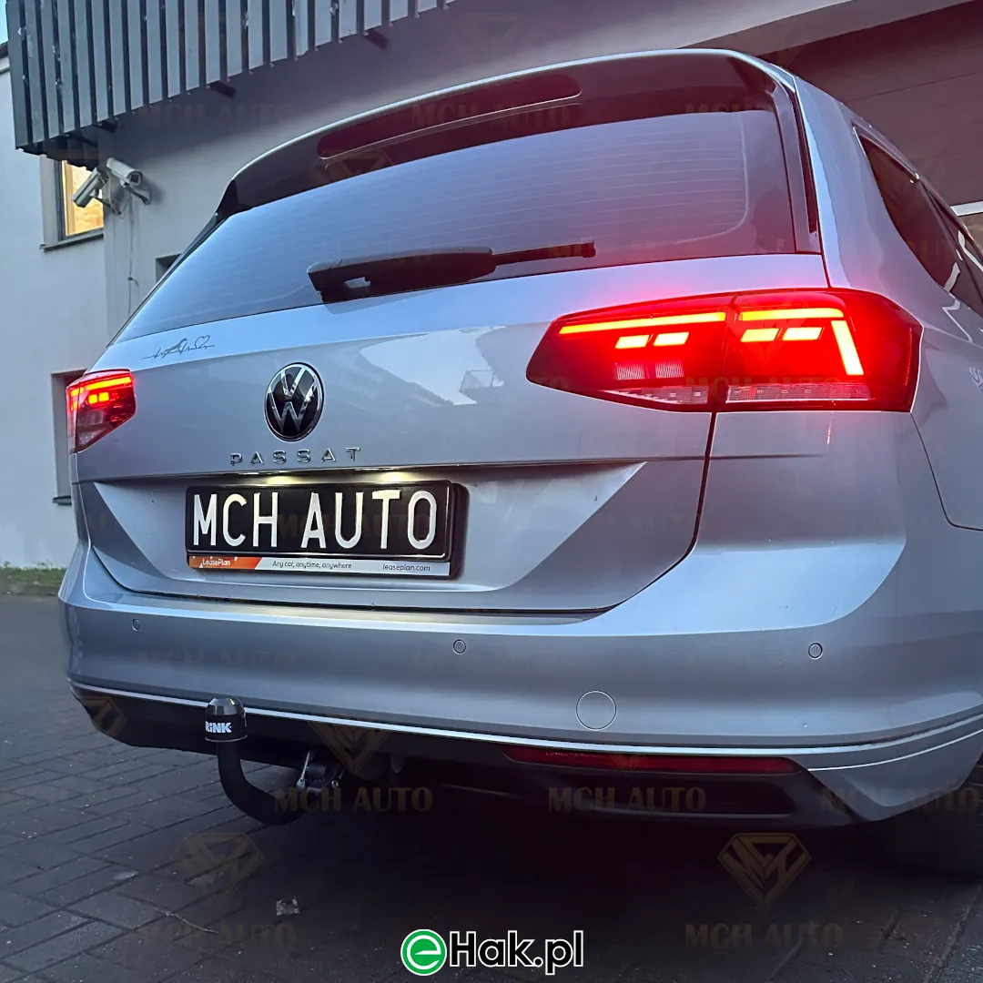 montaz haka holowniczego vw passat b8