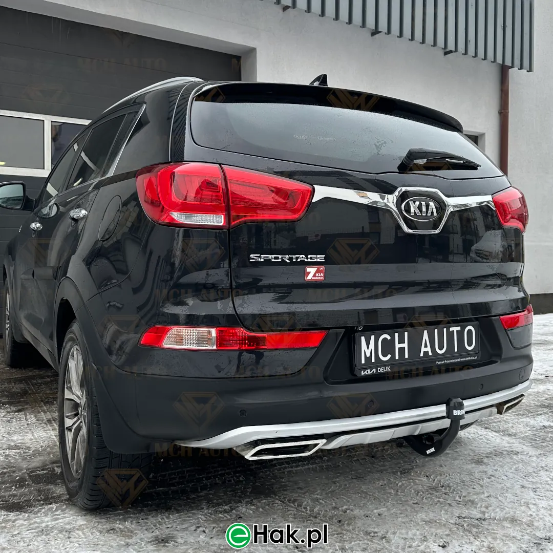 montaz haka holowniczego kia sportage