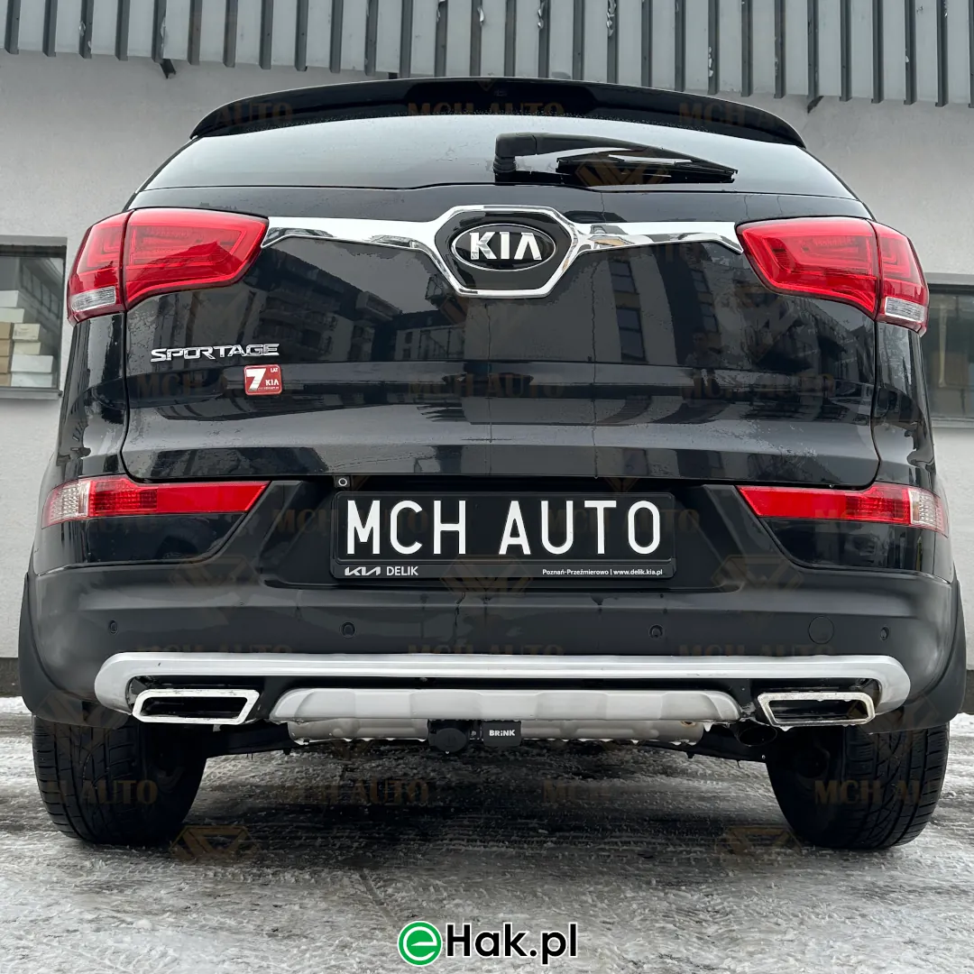 montaz haka holowniczego wypinananego kia sportage