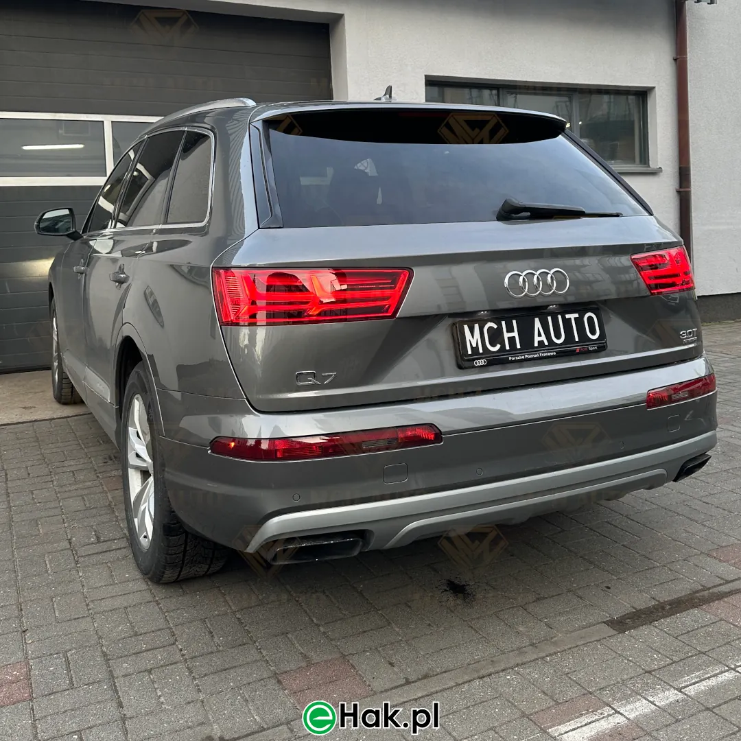 montaz haka holowniczego audi q7 4m usa wypinany