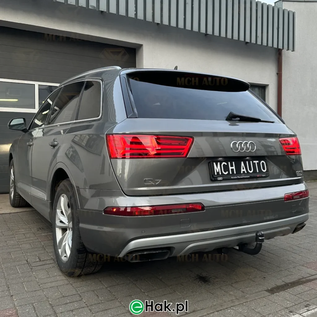montaz haka holowniczego w audi q7 4m usa