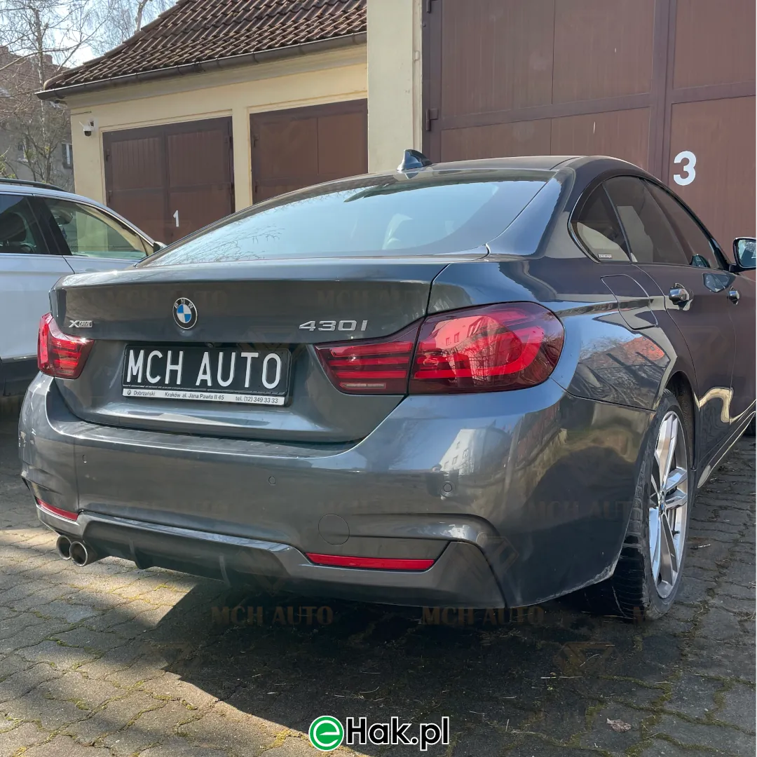 bmw seria 4 f36 montaz haka holowniczego