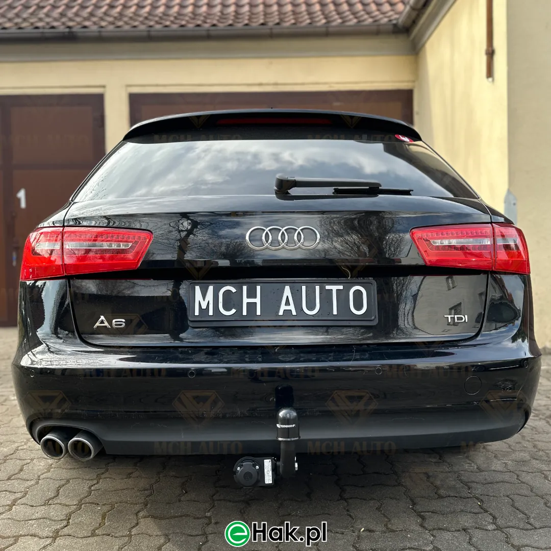 montaz haka holowniczego audi a6 c7 avant