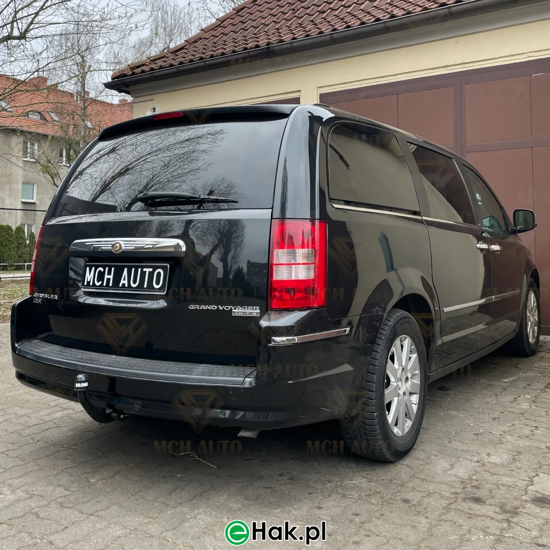 montaz haka holowniczego chrysler grand voyager