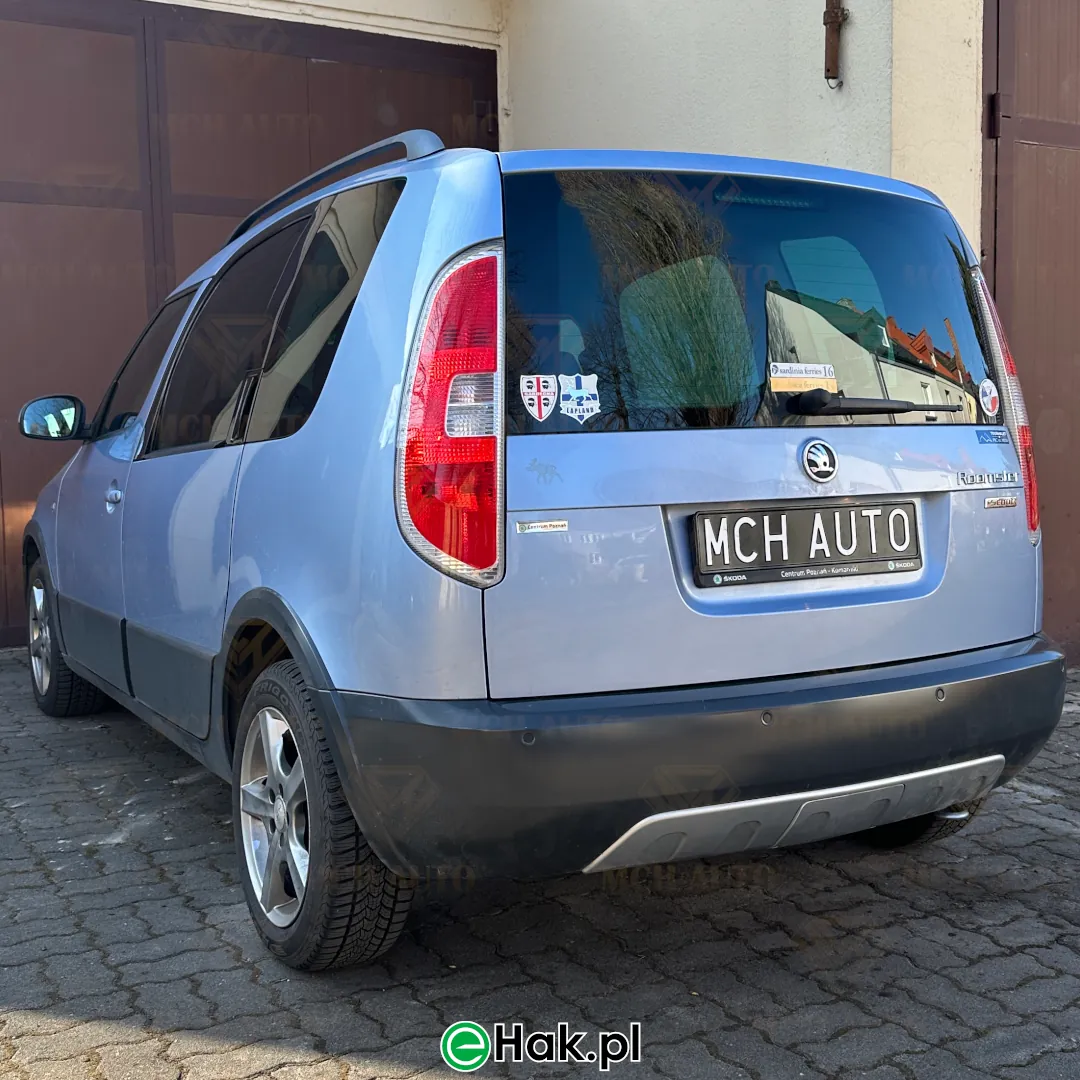 montaz hakow holowniczych skoda roomster scout