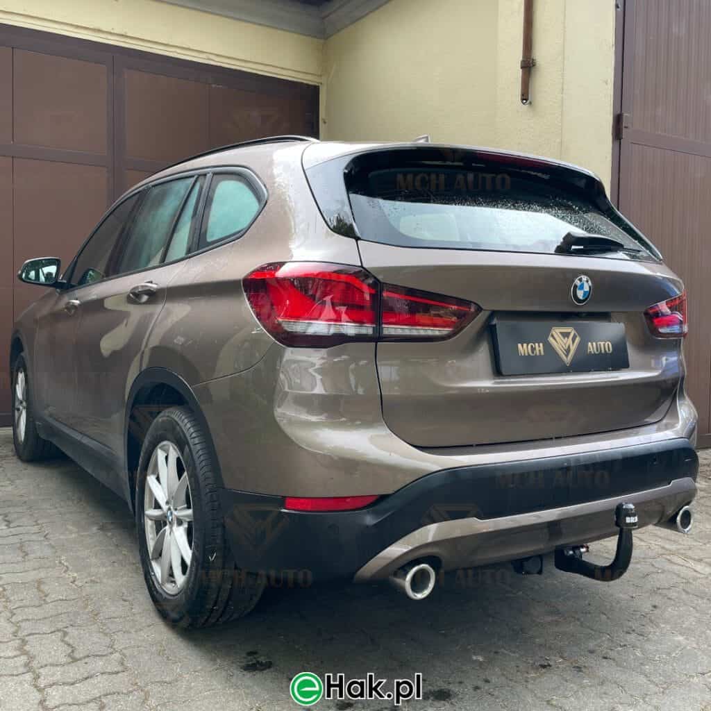 montaz haka holowniczego bmw x1 f48