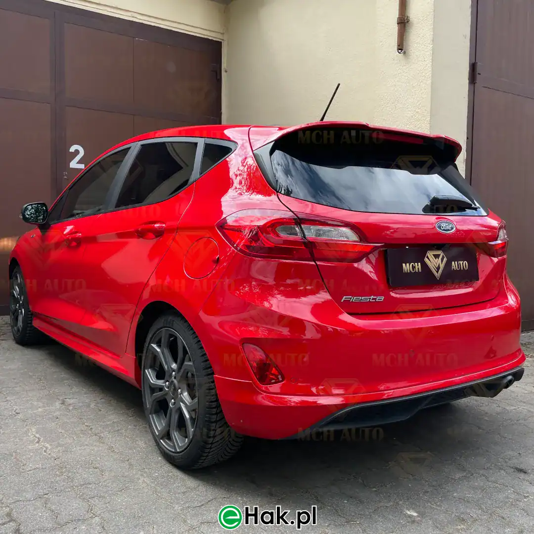 montaz haka i bagaznik rowerowy ford fiesta mk8 st line