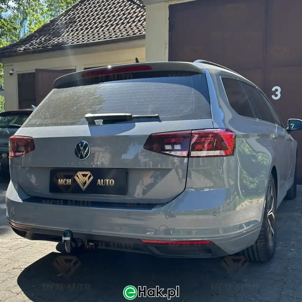 montaz haka holowniczego vw passat b8 kombi