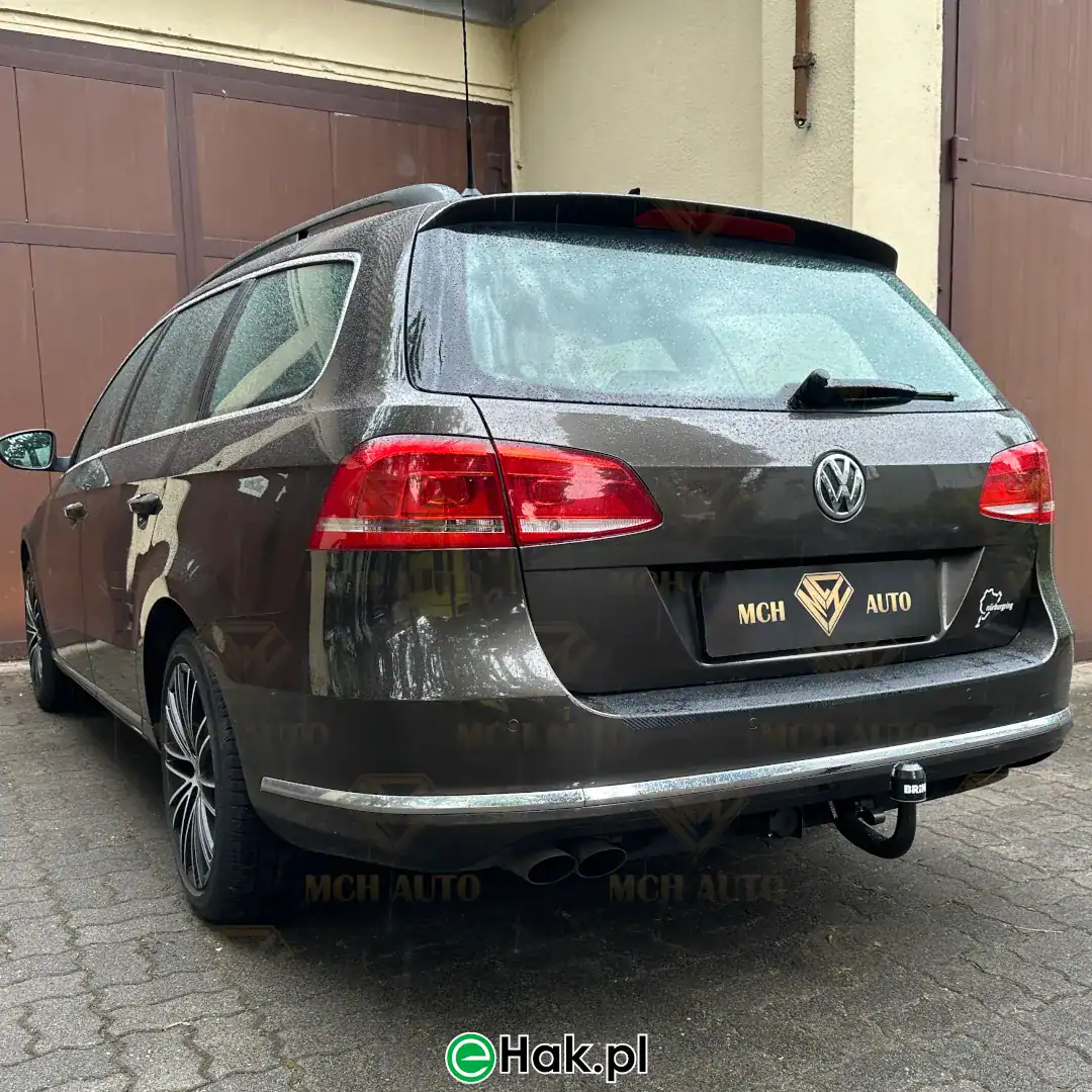vw passat b7 variant montaz haka holowniczego