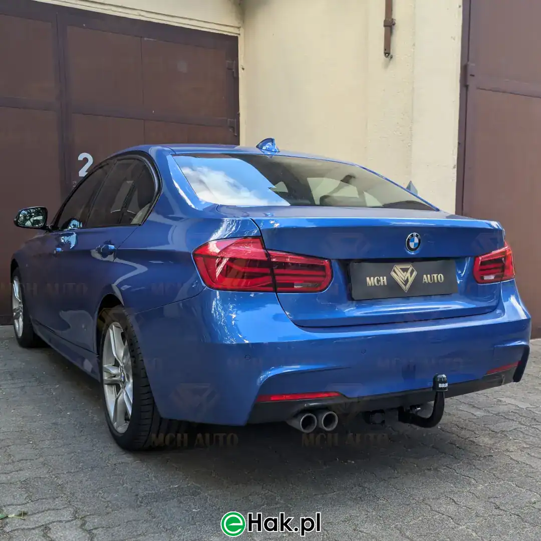 bmw f30 sedan montaz haka holowniczego