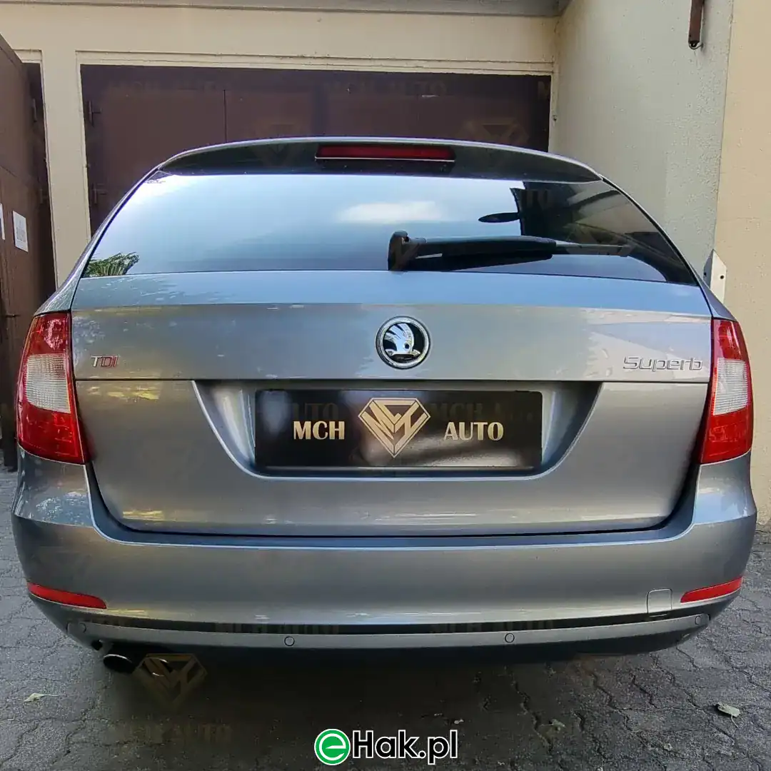 montaz haka skoda superb ii