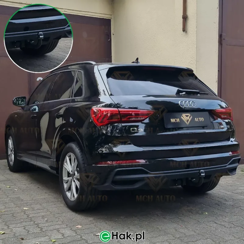 montaz haka holowniczego audi q3 ehak