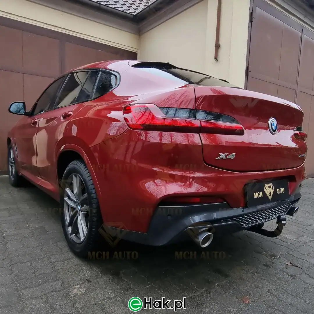 montaż haka holowniczego bmw x4 g02