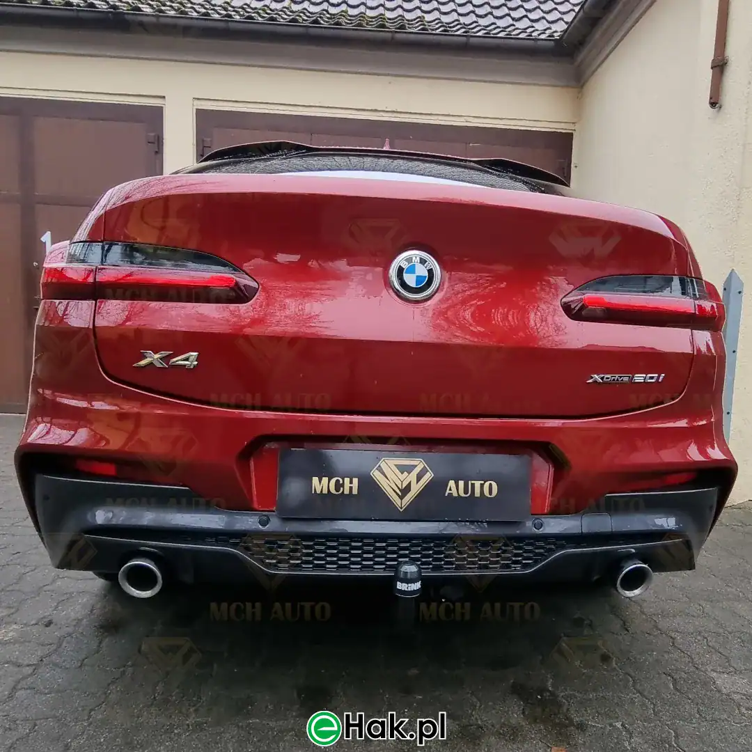 montaż haka holowniczego bmw x4 g02