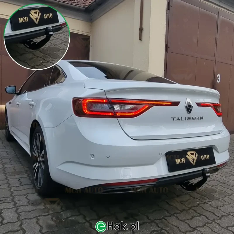 1 montaż haka holowniczego renault talisman sedan