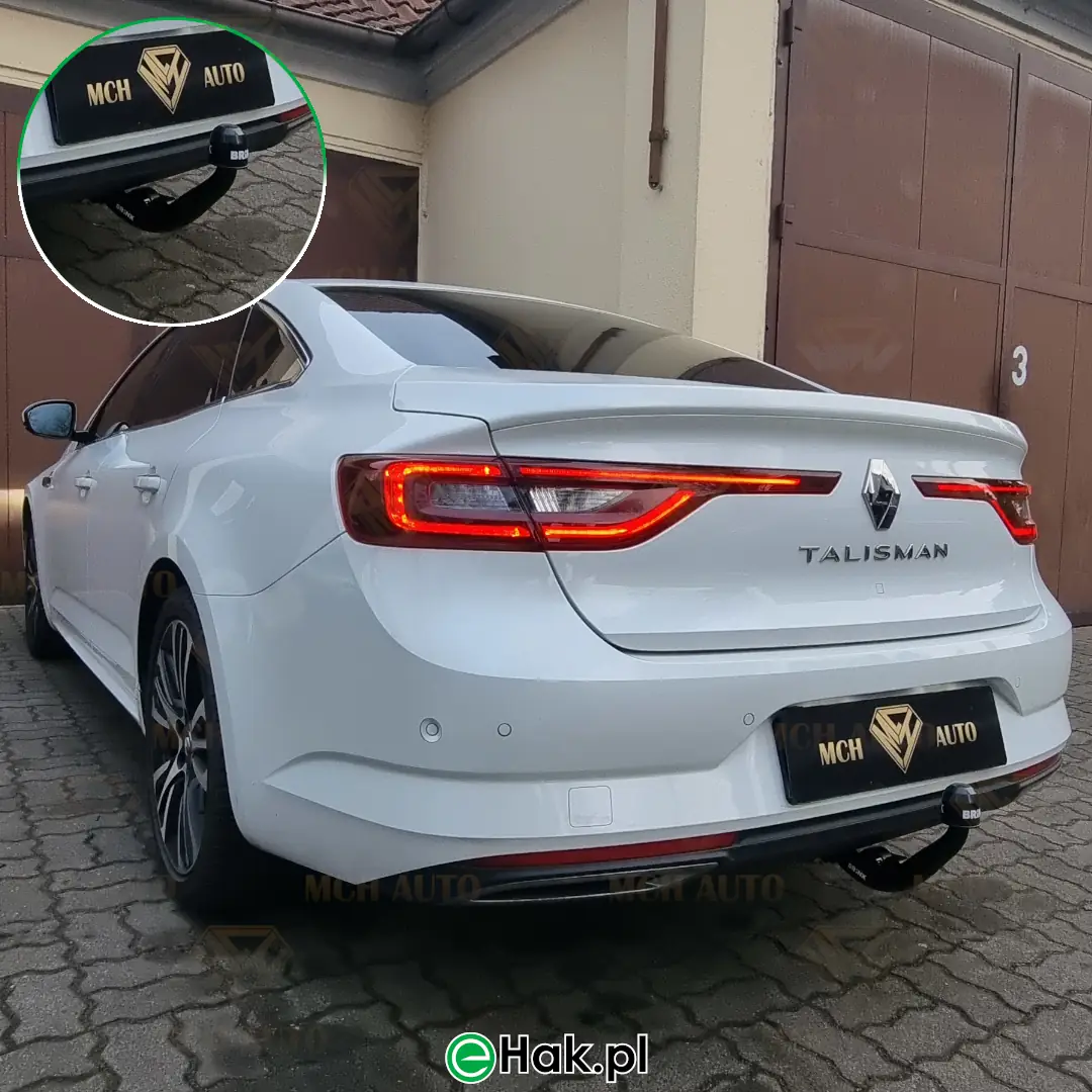 1 montaż haka holowniczego renault talisman sedan