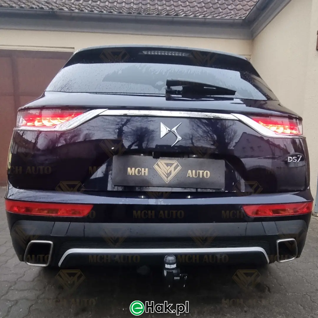 montaż haka holowniczego ds ds7 crossback 2