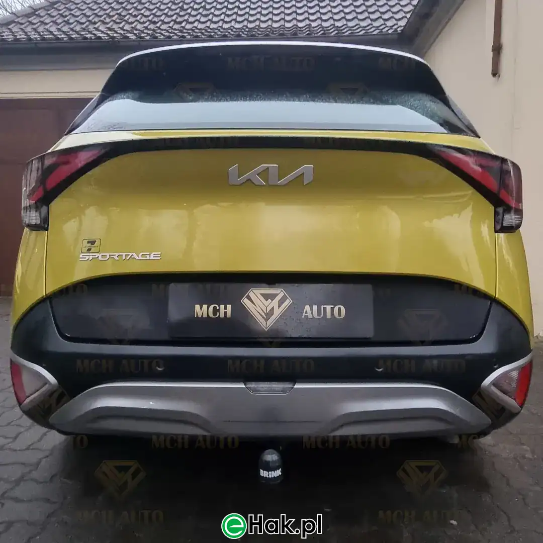 montaż haka holowniczego kia sportage v 2