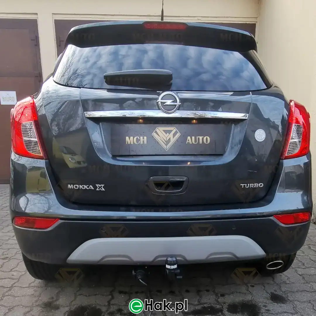 montaż haka holowniczego opel mokka x 1
