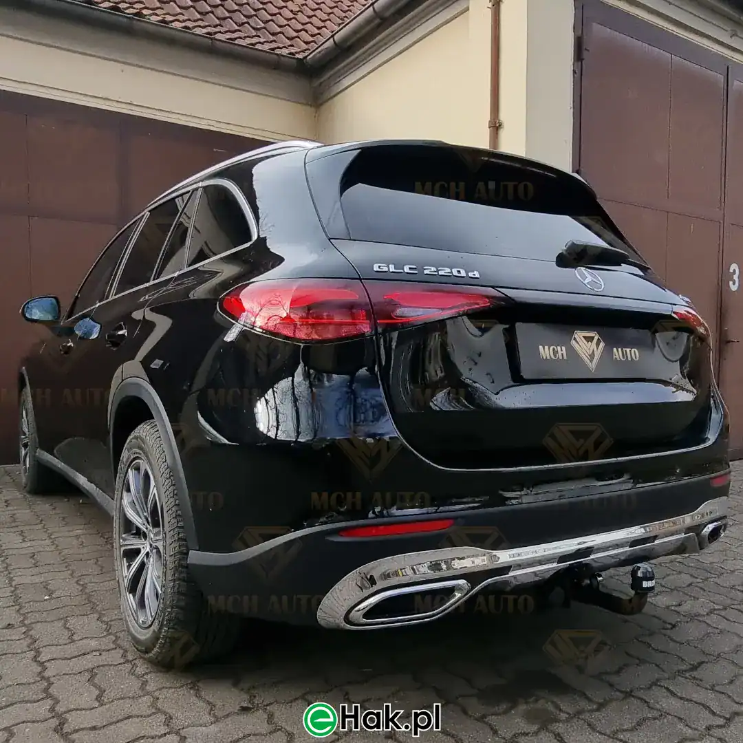 montaż haka mercedes glc x254