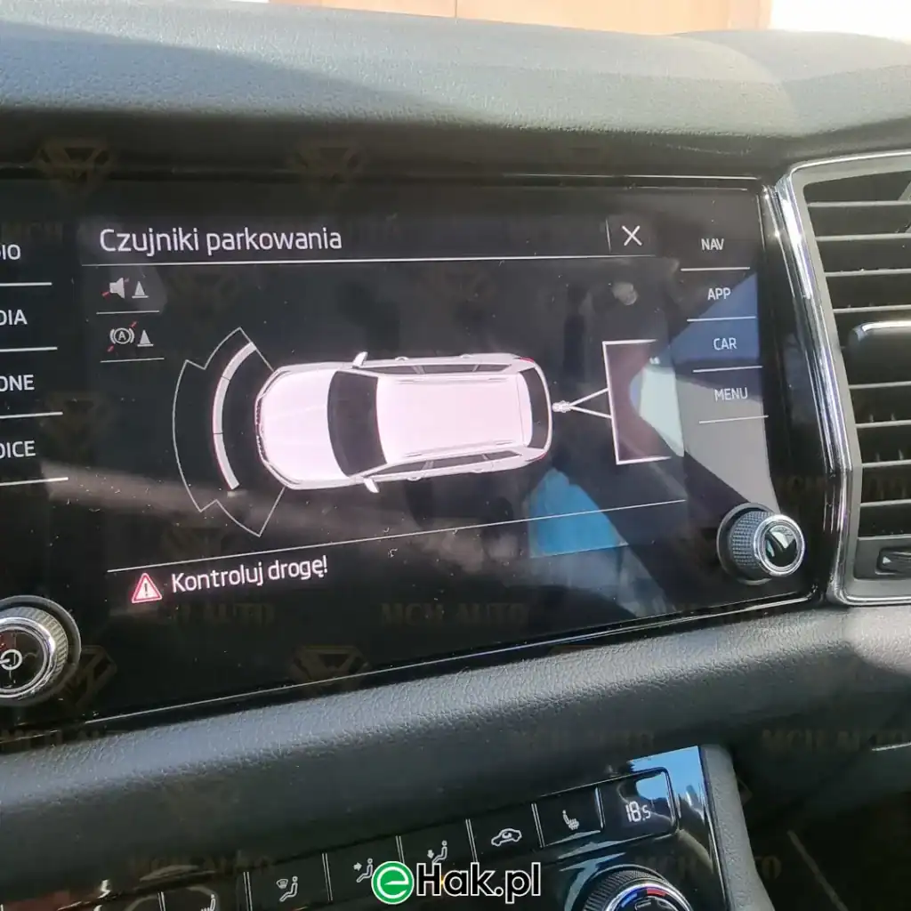 1 montaż haka holowniczego skoda kodiaq