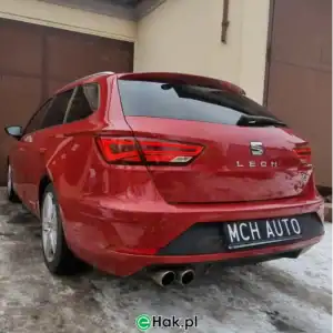 1 montaż haka seat leon st fr