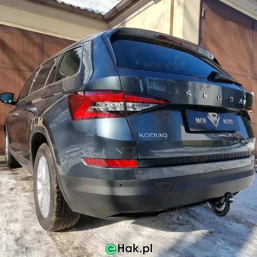 1 montaż haka skoda kodiaq