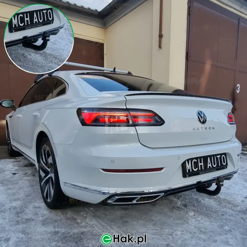 11 montaż haka holowniczego vw arteon
