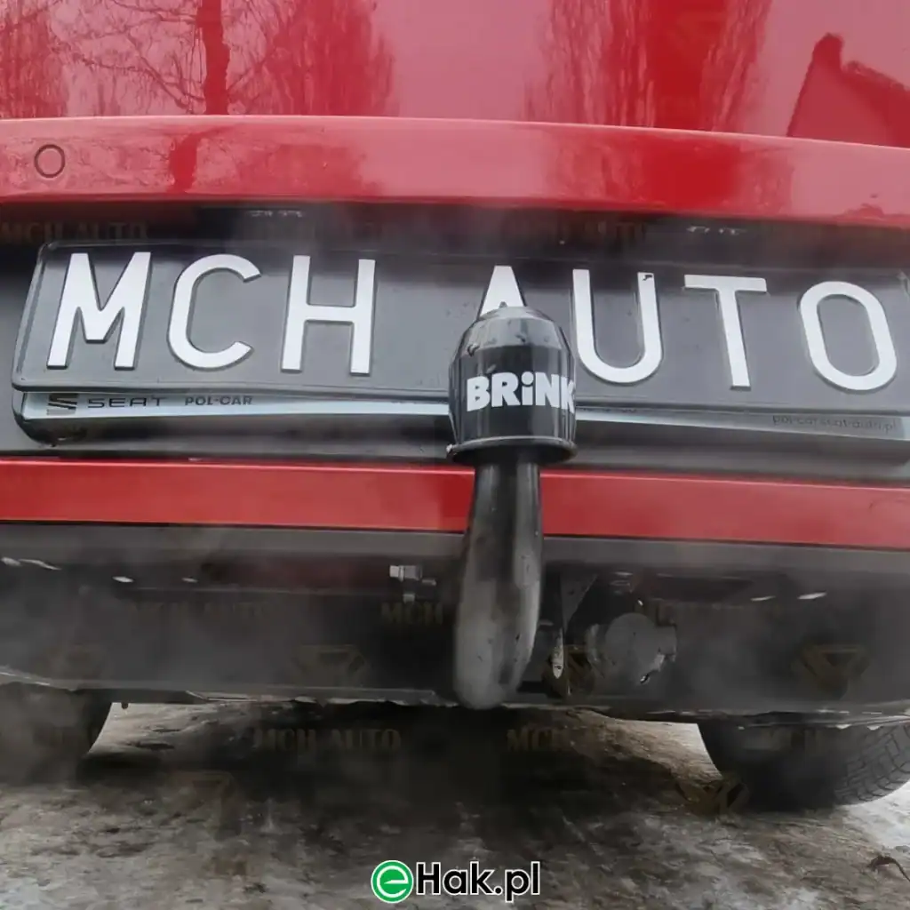 2 montaż haka holowniczego seat leon st fr