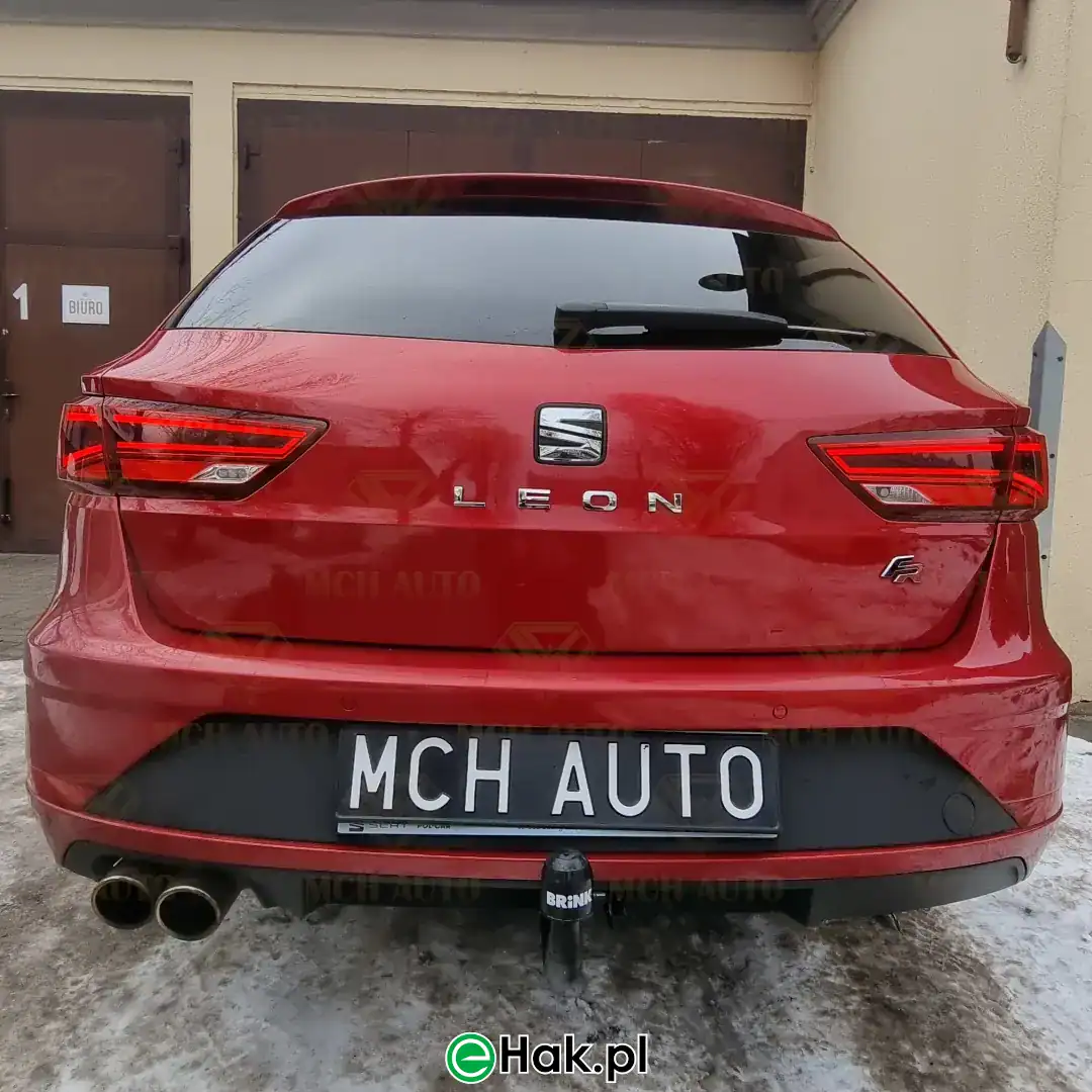 2 montaż haka seat leon st fr