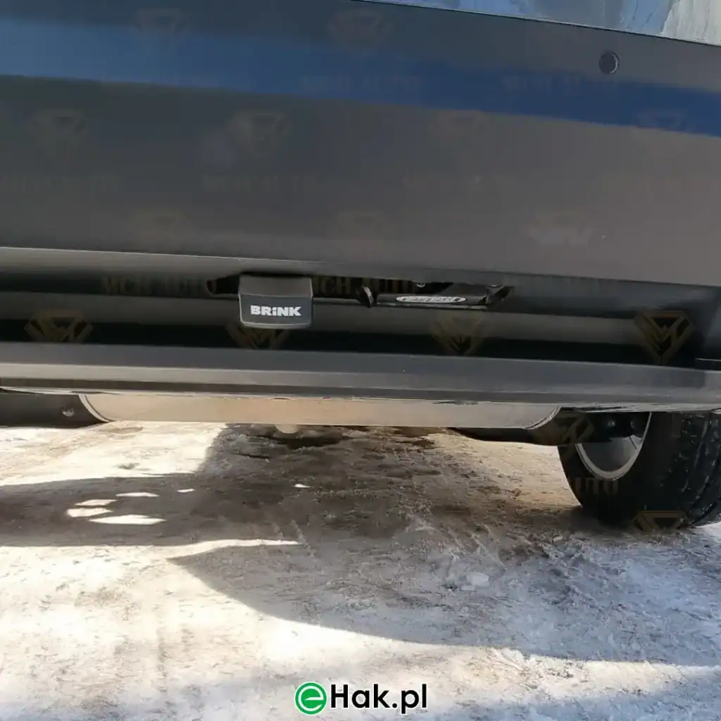 3 montaż haka holowniczego skoda kodiaq