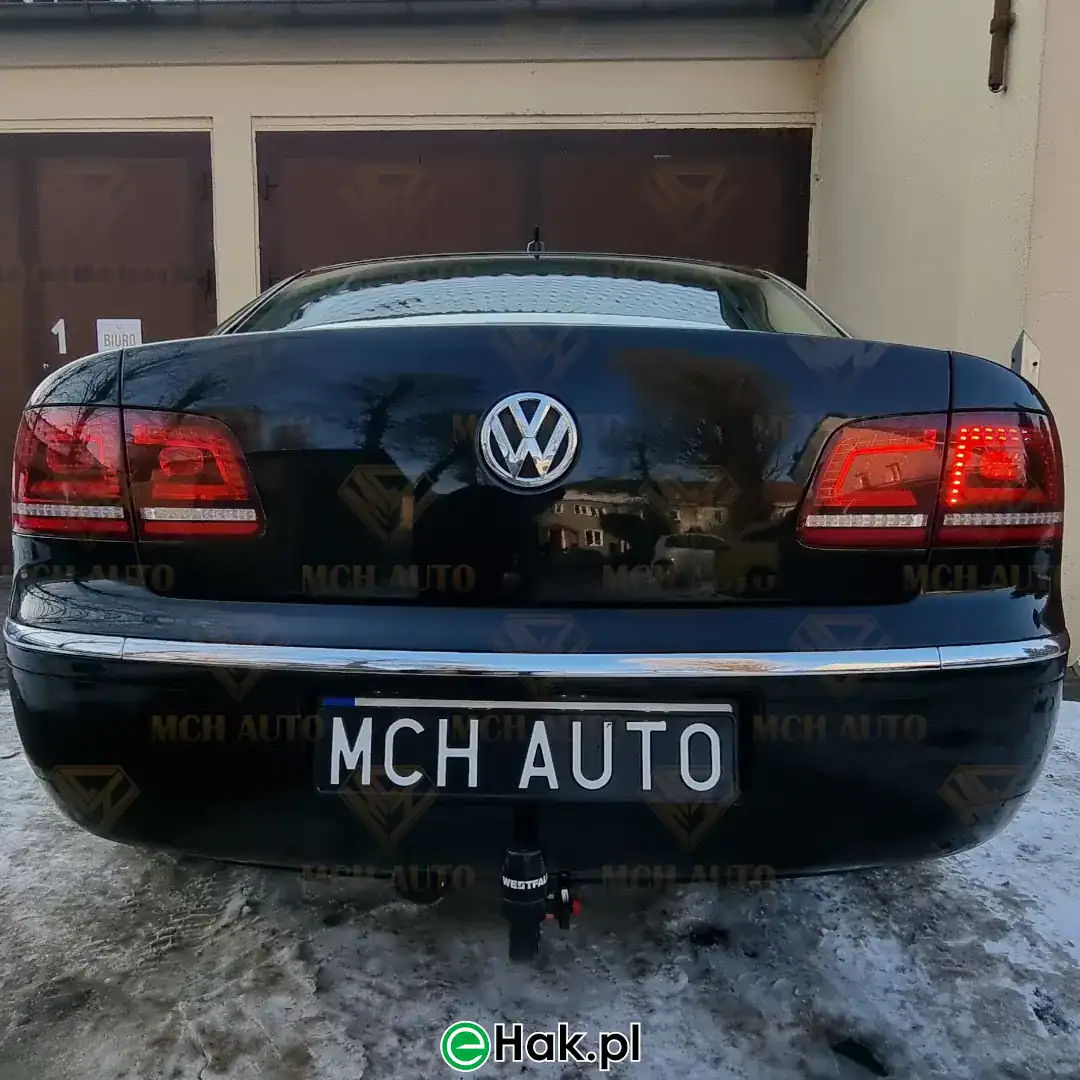 3 montaż haka holowniczego vw phaeton