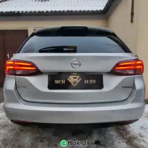 4 montaż haka holowniczego opel astra k