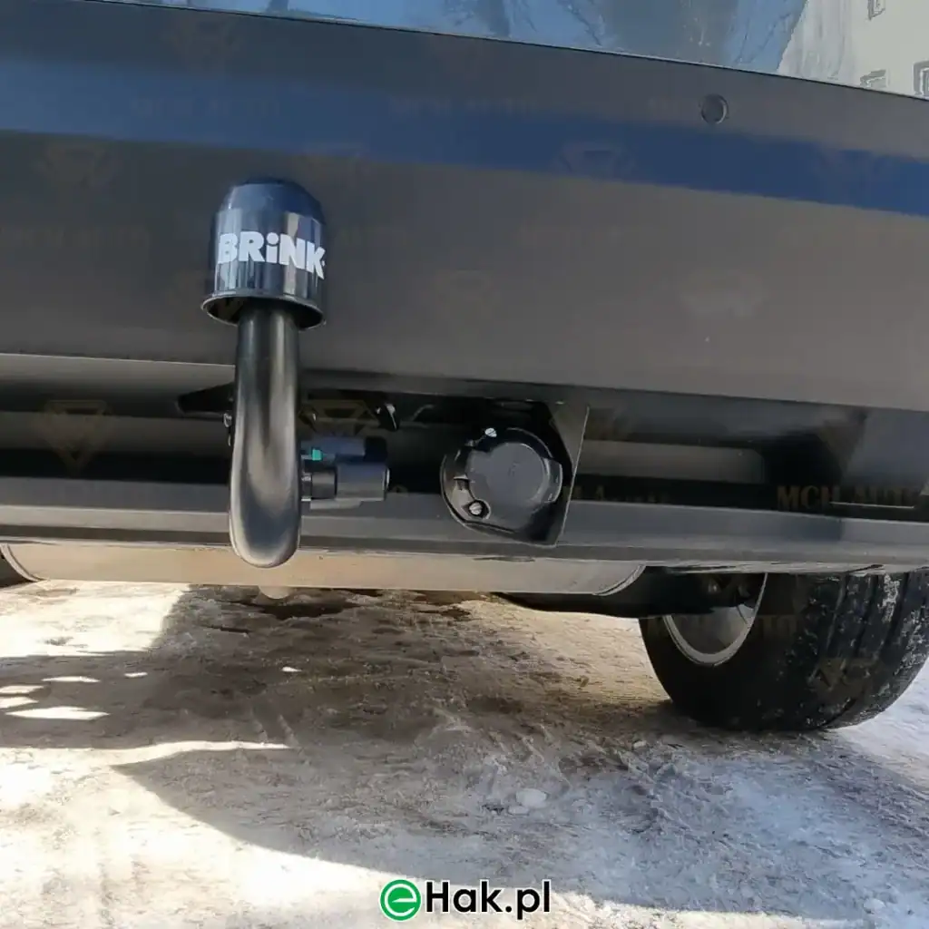 4 montaż haka holowniczego skoda kodiaq