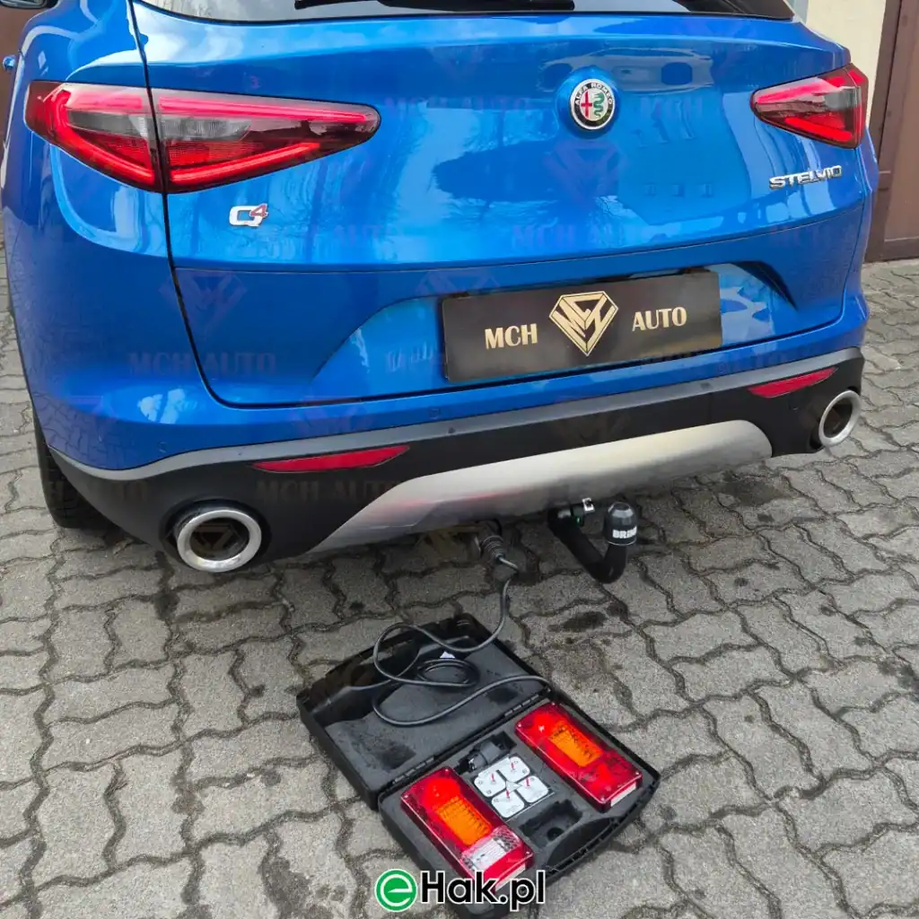 montaż haka holowniczego alfa romeo stelvio q4