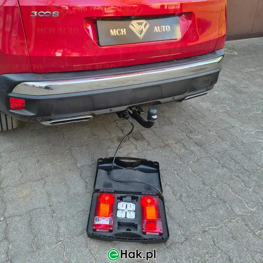 montaż haka holowniczego peugeot 3008