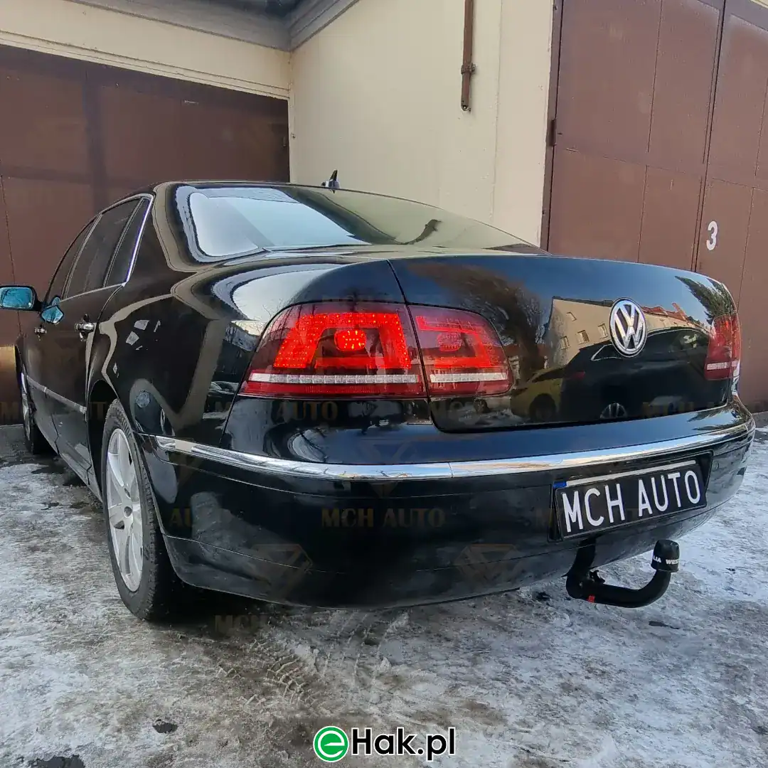 montaż haka vw phaeton