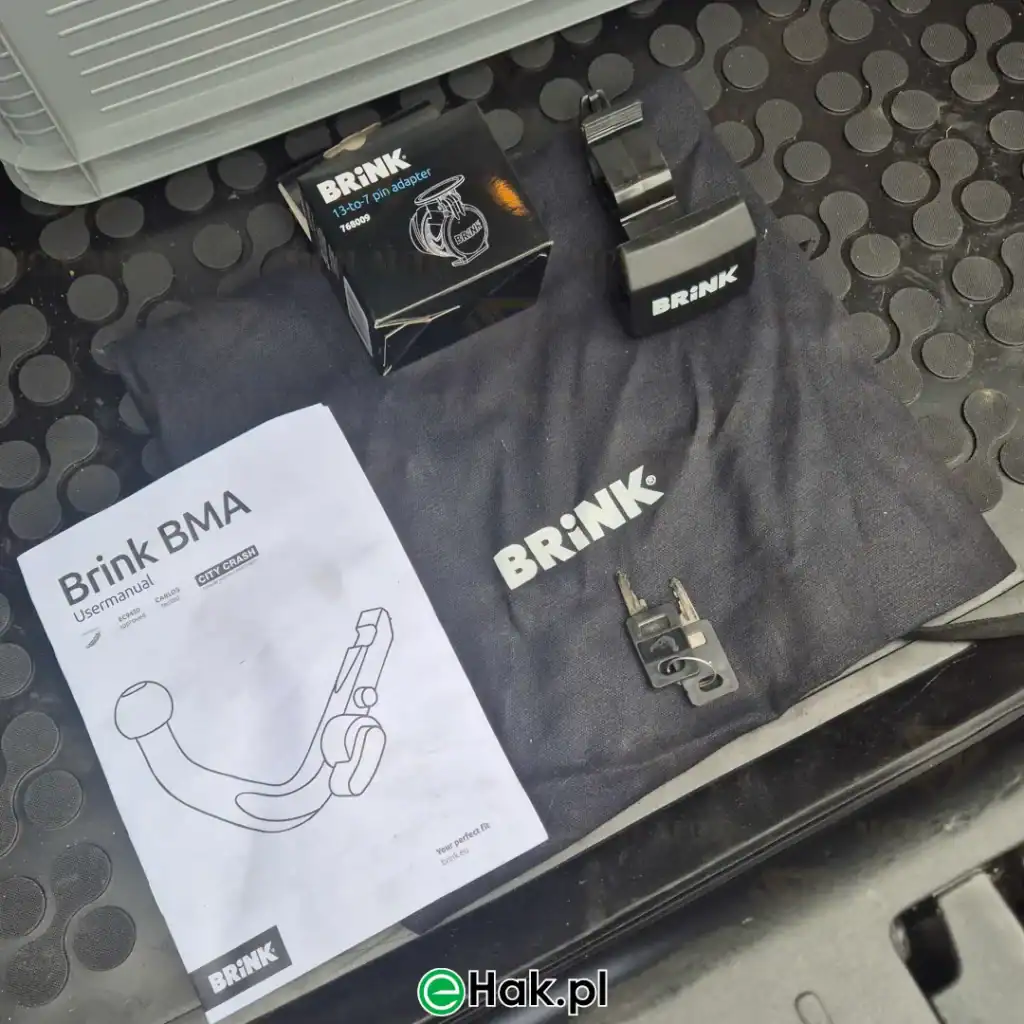 1 montaż haka holowniczego volvo s60