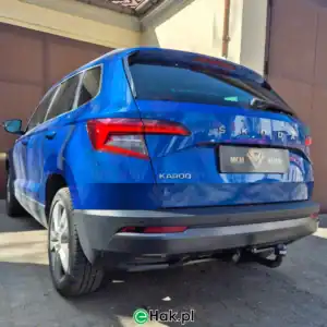 1 montaż haka skoda karoq