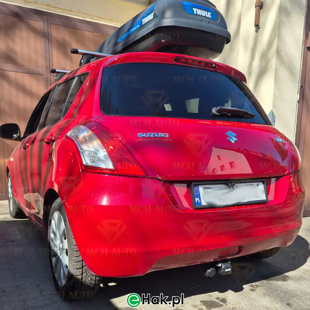1 montaż haka suzuki swift