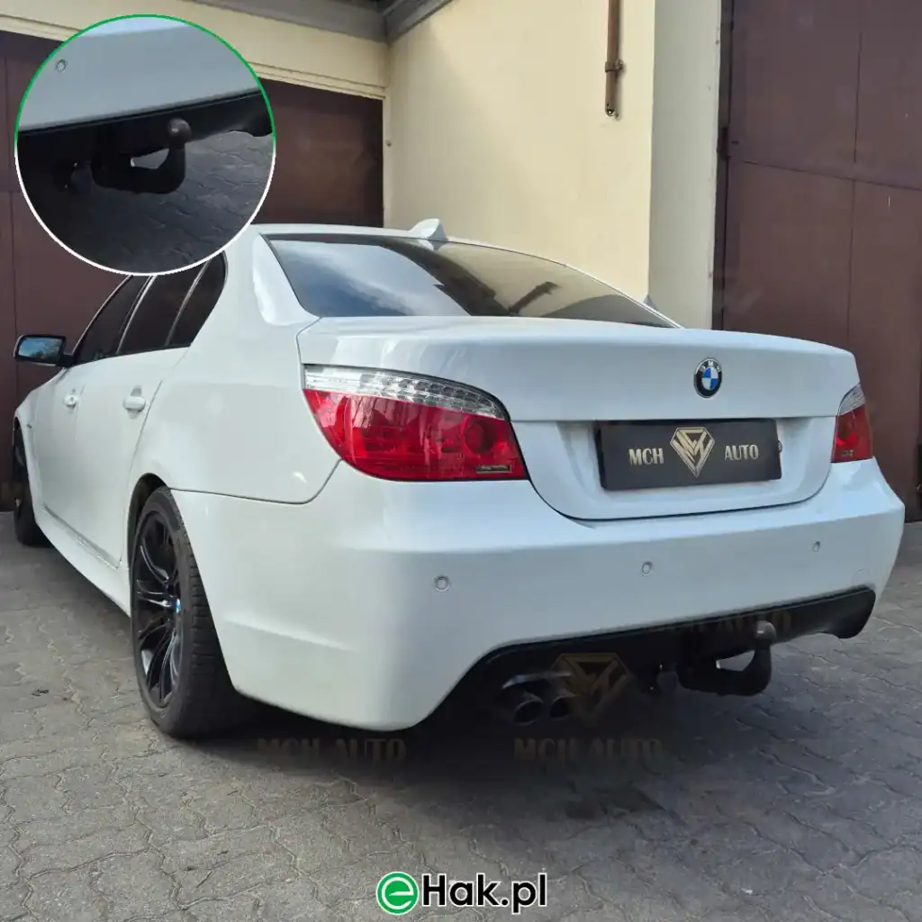 11 montaż haka holowniczego bmw e60 m pakiet