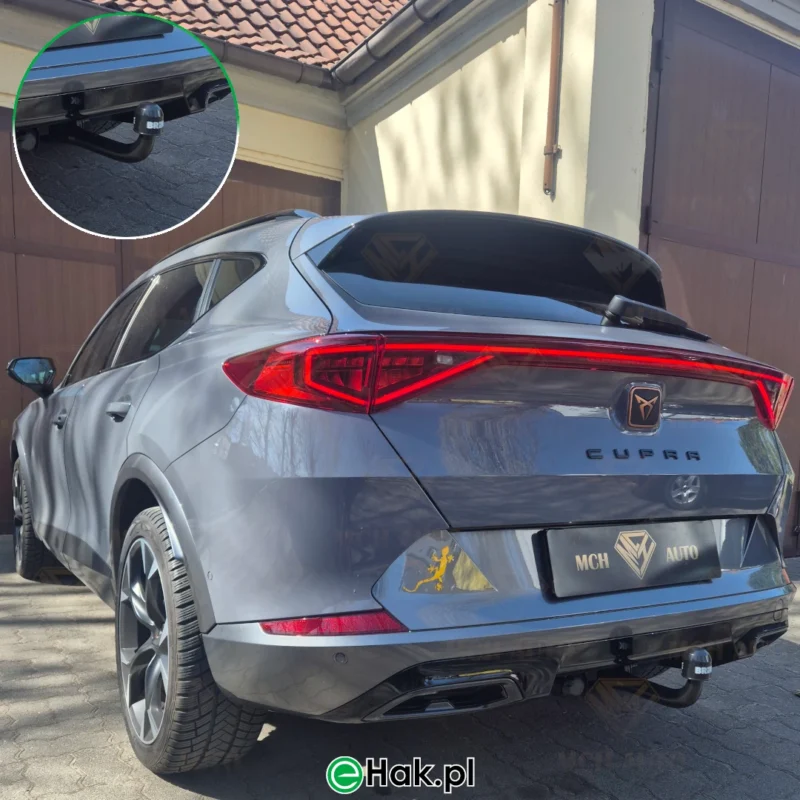 11 montaż haka holowniczego cupra formentor